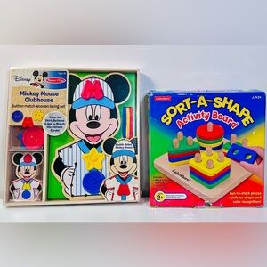 NEW Lakeshore + Melissa & Doug Wooden Learning Toys